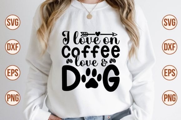 I Love on Coffee Love Dog Svg Review for Embroidery